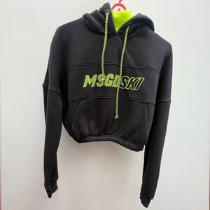 Missguided Ski Cropped Black Sweater